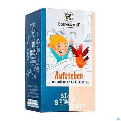 Sie sehen eine Packung Sonnentor Tee/bio Bio-bengelchen Aufstehen 02631 18st, Produktbild: 05 Sonnentor Tee/bio Bio-bengelchen Aufstehen 02631 18st, A-Nr.: 5211718 - 05