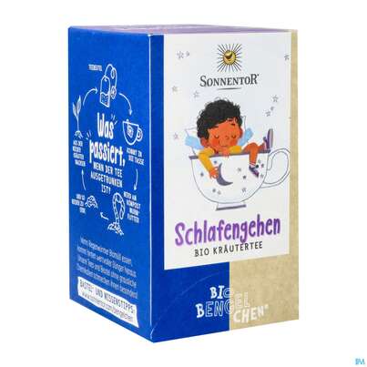Sie sehen eine Packung Sonnentor Tee/bio Bio-bengelchen Schlafengehen 02632 18st, Produktbild: 04 Sonnentor Tee/bio Bio-bengelchen Schlafengehen 02632 18st, A-Nr.: 5185613 - 04