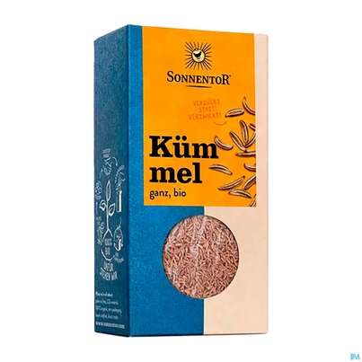 Sie sehen eine Packung Sonnentor Bio Kuemmel Ganz 00302 60g, Produktbild: 03 Sonnentor Bio Kuemmel Ganz 00302 60g, A-Nr.: 3740200 - 03