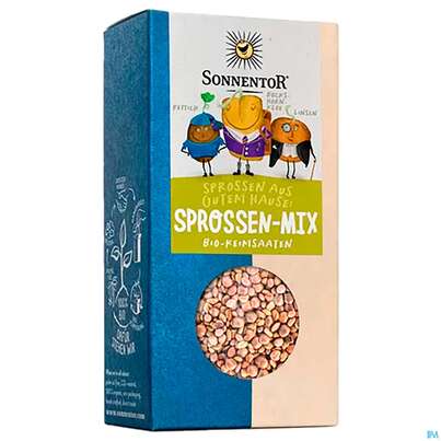 Sie sehen eine Packung Sonnentor Bio Sprossen Mix 00783 120g, Produktbild: 03 Sonnentor Bio Sprossen Mix 00783 120g, A-Nr.: 4150392 - 03