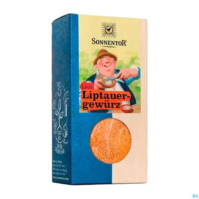 Sie sehen eine Packung Sonnentor Bio Leos Liptauer Gewuerz 00978 60g, Produktbild: 05 Sonnentor Bio Leos Liptauer Gewuerz 00978 60g, A-Nr.: 4357029 - 05