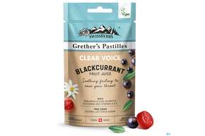 Swissherbs Grether’s Pastilles Clear Voice Zuckerfrei 45g, A-Nr.: 5244468 - 01
