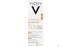 Sonnenprodukte Vichy/capital Soleil Gesichtscreme Uv-age Lsf50+ Getoent Tt He 40ml, A-Nr.: 5470199 - 01
