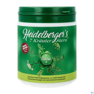 Sie sehen eine Packung Heidelbergers 7 Kraeuterstern 250g, Produktbild: 02 Heidelbergers 7 Kraeuterstern 250g, A-Nr.: 4901591 - 02