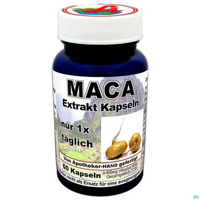 Maca Kapseln -extrakt 400mg 60st, A-Nr.: 4136297 - 01