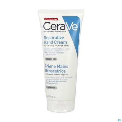 Sie sehen eine Packung Cerave Regenerierende Handcreme 100ml, Produktbild: 04 Cerave Regenerierende Handcreme 100ml, A-Nr.: 5381975 - 04