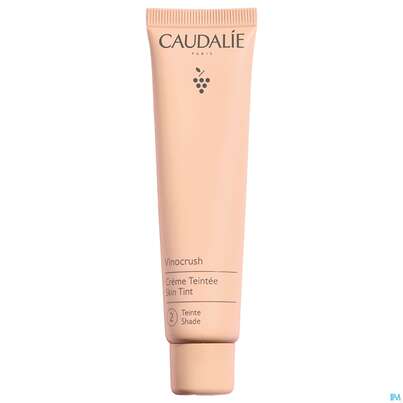 Sie sehen eine Packung Caudalie Vinocrush Getoente Creme 2 30ml, Produktbild: 01 Caudalie Vinocrush Getoente Creme 2 30ml, A-Nr.: 5829660 - 01