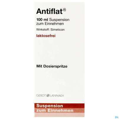 Sie sehen eine Packung Antiflat Tropfen 100ml, Produktbild: 02 Antiflat Tropfen 100ml, A-Nr.: 2462466 - 02