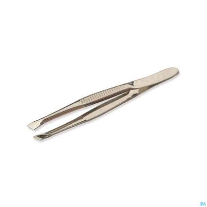 Sie sehen eine Packung Pinzetten Canal Vernickelt Schraeg 8cm 2061- 1st, Produktbild: 01 Pinzetten Canal Vernickelt Schraeg 8cm 2061- 1st, A-Nr.: 4785860 - 01