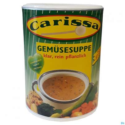 Sie sehen eine Packung Carissa Gemuesesuppe 500g, Produktbild: 02 Carissa Gemuesesuppe 500g, A-Nr.: 0821978 - 02