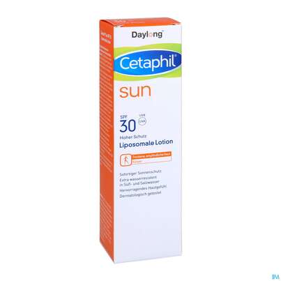Sie sehen eine Packung Sonnenprodukte Cetaphil Sun Daylong Liposomale Lotion Spf30 100ml, Produktbild: 03 Sonnenprodukte Cetaphil Sun Daylong Liposomale Lotion Spf30 100ml, A-Nr.: 5129632 - 03