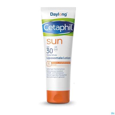 Sie sehen eine Packung Sonnenprodukte Cetaphil Sun Daylong Liposomale Lotion Spf30 100ml, Produktbild: 06 Sonnenprodukte Cetaphil Sun Daylong Liposomale Lotion Spf30 100ml, A-Nr.: 5129632 - 06