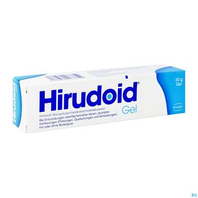 Sie sehen eine Packung Hirudoid Gel 40g, Produktbild: 02 Hirudoid Gel 40g, A-Nr.: 0063756 - 02