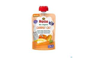 Holle Demeter Bio Fruechtepueree Ab 1 Jahr Carrot Cat Karotte Mango/banane/birne 100g, A-Nr.: 5080825 - 01