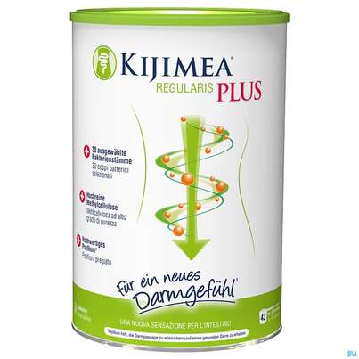 Sie sehen eine Packung Kijimea Pulver/regularis/plus 450g, Produktbild: 01 Kijimea Pulver/regularis/plus 450g, A-Nr.: 5743941 - 01