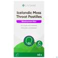 Sie sehen eine Packung Islaendisch Moos Livsane Hals Pastillen 40st, Produktbild: 01 Islaendisch Moos Livsane Hals Pastillen 40st, A-Nr.: 5399231 - 01