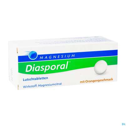 Sie sehen eine Packung Magnesium-diasporal Lutschtabl 50st, Produktbild: 02 Magnesium-diasporal Lutschtabl 50st, A-Nr.: 1306238 - 02
