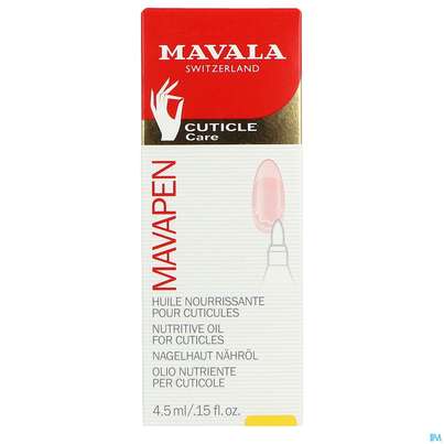 Sie sehen eine Packung Mavapen Nagelhautpflegeoel-stift 4,5ml, Produktbild: 03 Mavapen Nagelhautpflegeoel-stift 4,5ml, A-Nr.: 2976550 - 03