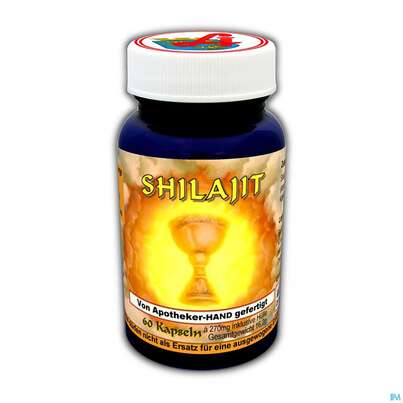 Sie sehen eine Packung Shilajit Extrakt Kapseln 60st, Produktbild: 02 Shilajit Extrakt Kapseln 60st, A-Nr.: 3947214 - 02