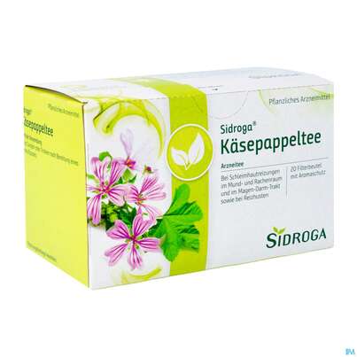 Sie sehen eine Packung Sidroga Tee Doppelkammerbeutel Kaesepappel 20st, Produktbild: 02 Sidroga Tee Doppelkammerbeutel Kaesepappel 20st, A-Nr.: 2429285 - 02