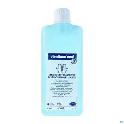 Sie sehen eine Packung Sterillium Haendedesinfektion Med 1l, Produktbild: 02 Sterillium Haendedesinfektion Med 1l, A-Nr.: 3836035 - 02