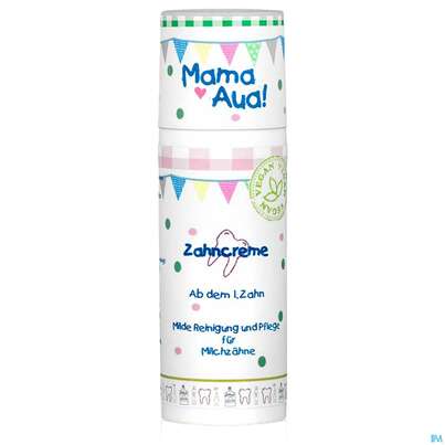 Sie sehen eine Packung Zahnpaste Mama Aua Zahncreme 50ml, Produktbild: 02 Zahnpaste Mama Aua Zahncreme 50ml, A-Nr.: 4120250 - 02
