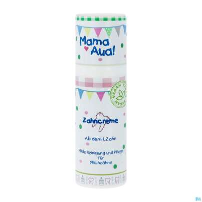 Sie sehen eine Packung Zahnpaste Mama Aua Zahncreme 50ml, Produktbild: 03 Zahnpaste Mama Aua Zahncreme 50ml, A-Nr.: 4120250 - 03