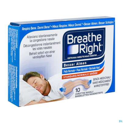 Nasen Strips Besser Atmen Breathe Right Nasen Pflaster Beige Normal 10st, A-Nr.: 5811513 - 02