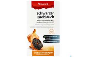 Knoblauch Kapseln Schwarz Vegan- Alpinamed 120st, A-Nr.: 5386145 - 01