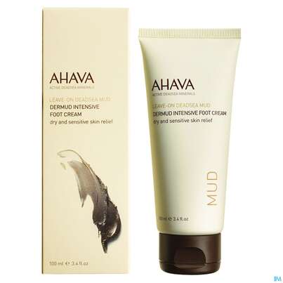 Sie sehen eine Packung Fuss Creme Ahava Dermud Intensiv 100ml, Produktbild: 03 Fuss Creme Ahava Dermud Intensiv 100ml, A-Nr.: 3945623 - 03
