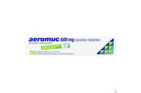 Aeromuc Tabl Löslich 600mg 20st, A-Nr.: 2423420 - 01