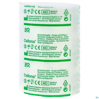 Sie sehen eine Packung Cellona Synthetikwatte 3mx 10cm 1st, Produktbild: 01 Cellona Synthetikwatte 3mx 10cm 1st, A-Nr.: 0793064 - 01