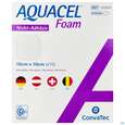 Sie sehen eine Packung Convatec Aquacel Foam 10x10 Cm, Produktbild: 01 Convatec Aquacel Foam 10x10 Cm, A-Nr.: 4039186 - 01