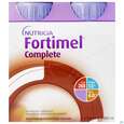 Sie sehen eine Packung Fortimel/complete 200ml Vitalflasche Schoko 4st, Produktbild: 01 Fortimel/complete 200ml Vitalflasche Schoko 4st, A-Nr.: 3664775 - 01