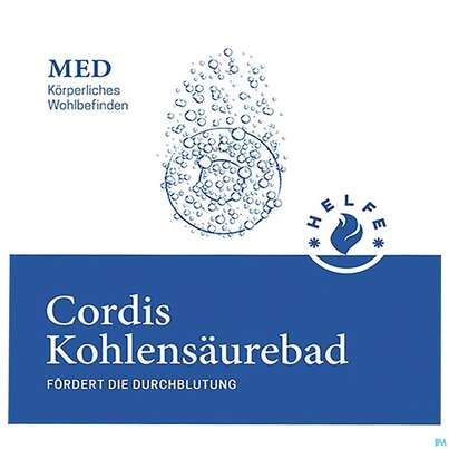 Sie sehen eine Packung Helfe Cordis Kohlensaeurebad Fuer Vollbaeder 4 Tabl 920g, Produktbild: 02 Helfe Cordis Kohlensaeurebad Fuer Vollbaeder 4 Tabl 920g, A-Nr.: 5006792 - 02