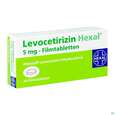 Sie sehen eine Packung Levocetirizin-hexal Filmtabl 5mg 30st, Produktbild: 02 Levocetirizin-hexal Filmtabl 5mg 30st, A-Nr.: 3546515 - 02