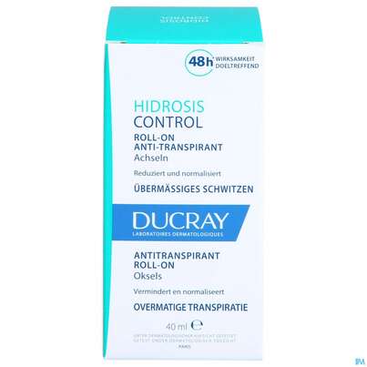 Ducray Hidrosis Control Schweißhemmender Roll-on – Achseln 40ml, A-Nr.: 4835090 - 01