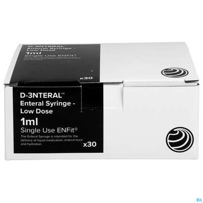 Sie sehen eine Packung Flocare Spritze Enfit 1ml 30st, Produktbild: 01 Flocare Spritze Enfit 1ml 30st, A-Nr.: 4493904 - 01