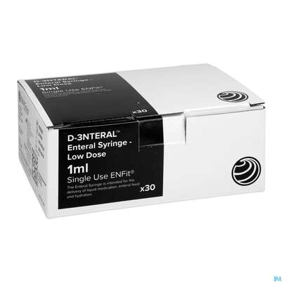 Sie sehen eine Packung Flocare Spritze Enfit 1ml 30st, Produktbild: 02 Flocare Spritze Enfit 1ml 30st, A-Nr.: 4493904 - 02