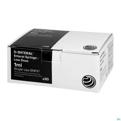 Sie sehen eine Packung Flocare Spritze Enfit 1ml 30st, Produktbild: 03 Flocare Spritze Enfit 1ml 30st, A-Nr.: 4493904 - 03