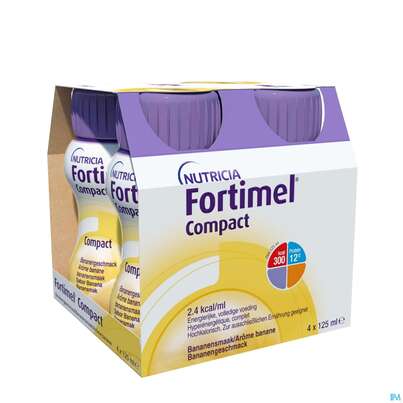 Fortimel/compact/2.4 125ml Vitalflasche Banane 4st, A-Nr.: 4293944 - 02