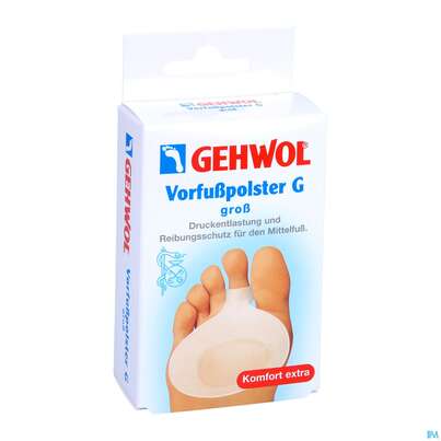 Sie sehen eine Packung Gehwol Vorfusspolster G Gross Nr 64156 2st, Produktbild: 03 Gehwol Vorfusspolster G Gross Nr 64156 2st, A-Nr.: 1810511 - 03