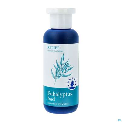 Sie sehen eine Packung Helfe Eukalyptusbad Rein 200ml, Produktbild: 04 Helfe Eukalyptusbad Rein 200ml, A-Nr.: 3726536 - 04