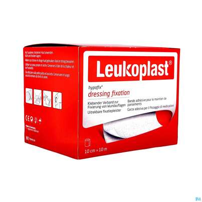 Sie sehen eine Packung Wundverband Hypafix/leukoplast Fixierverband 10mx10cm 7994904 1st, Produktbild: 04 Wundverband Hypafix/leukoplast Fixierverband 10mx10cm 7994904 1st, A-Nr.: 4746788 - 04