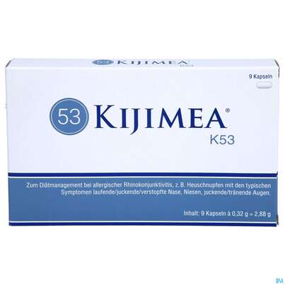 Sie sehen eine Packung Kijimea Kapseln K53 9st, Produktbild: 01 Kijimea Kapseln K53 9st, A-Nr.: 5174101 - 01