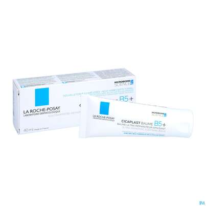 Sie sehen eine Packung La Roche Posay Cicaplast Baume B5+ Creme 40ml, Produktbild: 04 La Roche Posay Cicaplast Baume B5+ Creme 40ml, A-Nr.: 5696058 - 04