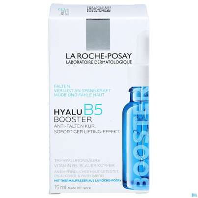 Sie sehen eine Packung La Roche Posay Hyalu B5 Booster 15ml, Produktbild: 01 La Roche Posay Hyalu B5 Booster 15ml, A-Nr.: 5815534 - 01