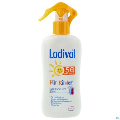 Sonnenprodukte Ladival/kinder Spray F50+ 200ml, A-Nr.: 5185760 - 01