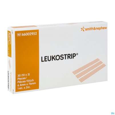 Sie sehen eine Packung Wundnahtstreifen Leukostrip/s 6,4x 76mm 1 Briefchen Zu 3 Streifen2883 1pk, Produktbild: 02 Wundnahtstreifen Leukostrip/s 6,4x 76mm 1 Briefchen Zu 3 Streifen2883 1pk, A-Nr.: 2830355 - 02