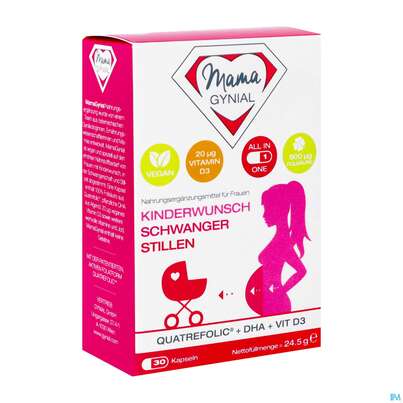 Sie sehen eine Packung Mamagynial Kapseln 30st, Produktbild: 02 Mamagynial Kapseln 30st, A-Nr.: 4607236 - 02